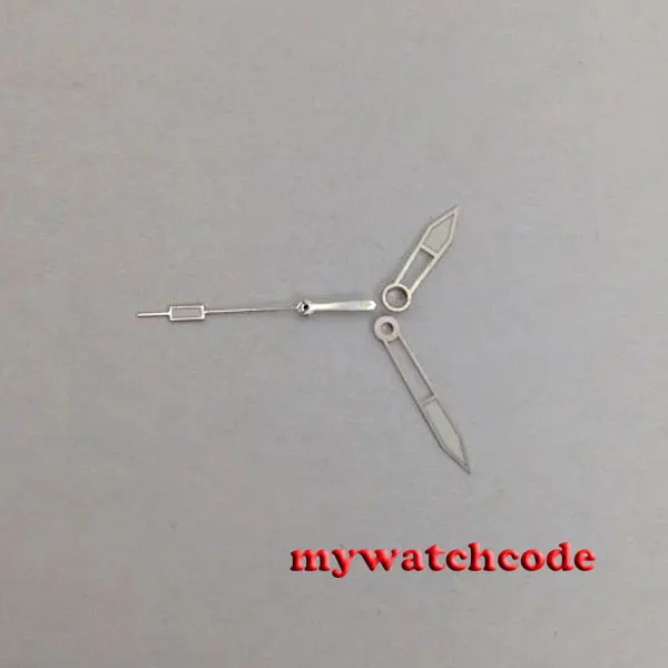 Белые стрелки для часов Miyota 8205 8215 821A movment H39 с серебристым краем SUPER LUME|hand|hand watch |