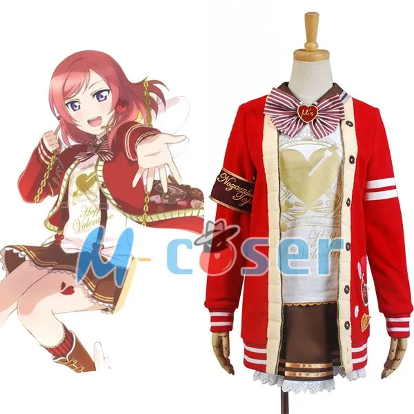 Отлично! Женский костюм для косплея Love Live Маки нишикино на Хэллоуин и Рождество