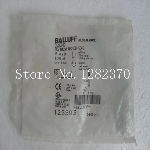 

[SA] New original special sales Proximity Switch BALLUFF BES M12MI-NSC40B-S04G spot