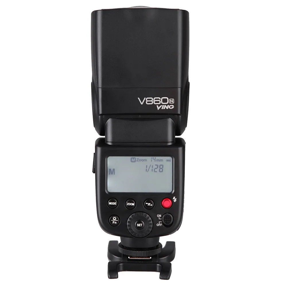 Godox V860N быстро I TTL HSS V860 Speedlite литий ионный Батарея вспышки для Nikon D80 D90 D3100 D3200 D5100 D5500