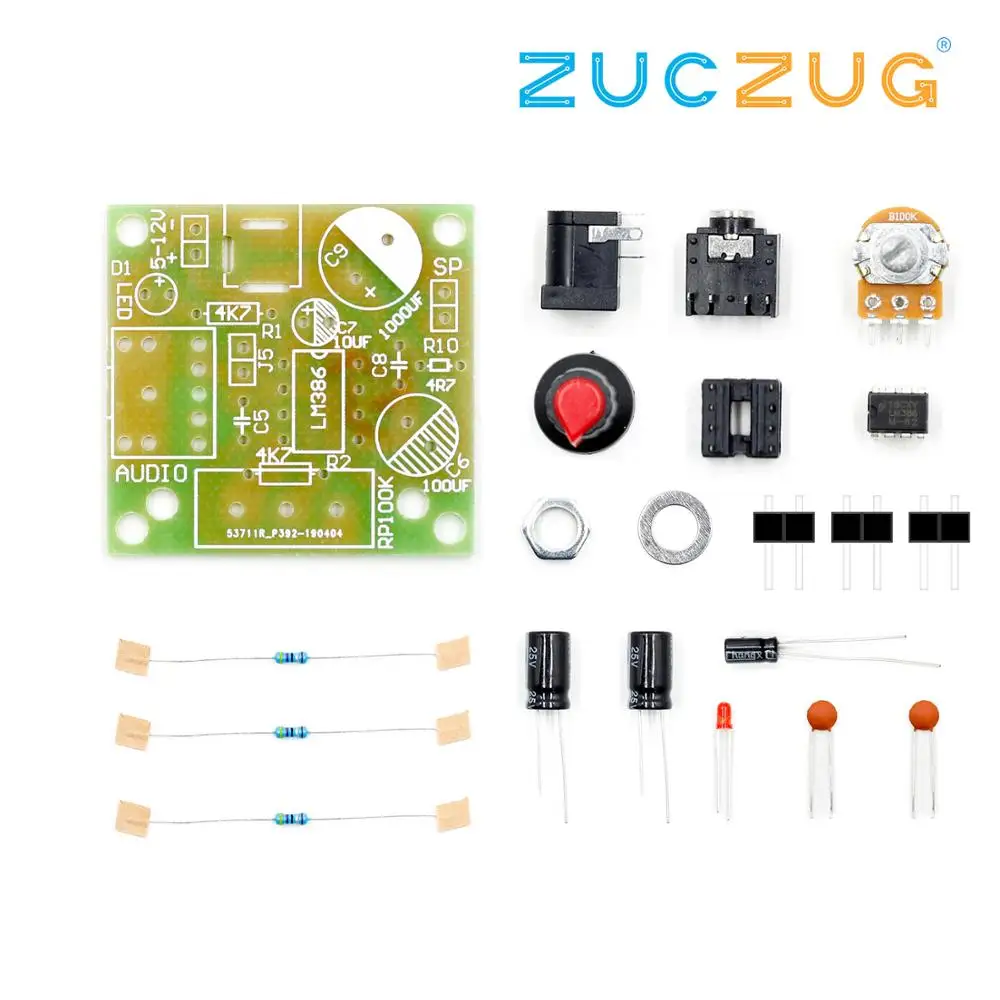 DIY Kit LM386 супер мини аудио усилитель Набор Trousse модуль Amplificador плата 3 5 мм 12