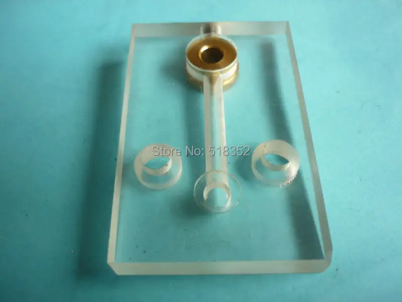 Water Jet Panel w/ Brass Nozzle 45x70x10mm Spray Cooling Plate for Wire Cutt EDM High Speed Machine Wearing Parts | Инструменты