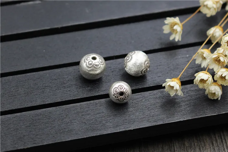 925 Sterling Silver Spacer Beads Suit DIY Earrings Bracelet Necklace Making Fine Jewelry Findings Accessories | Украшения и