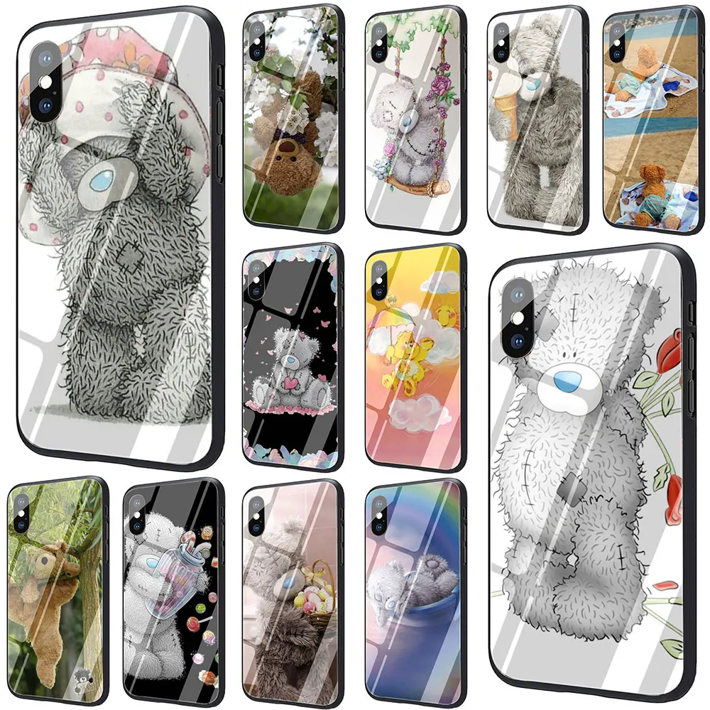 Чехол для телефона Tatty Teddy Bear из закаленного стекла чехол iPhone SE 2020 11 Pro 6 6S Plus 7 8 X XS XR