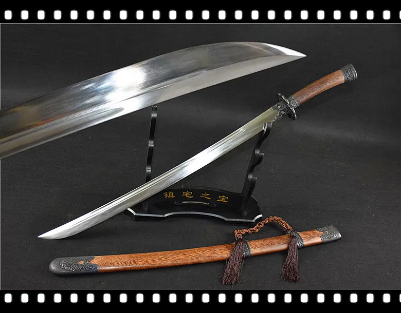 Ручной Кованый Китайский Меч DaDao острое тонкое дерево|sheath|sheath sword |