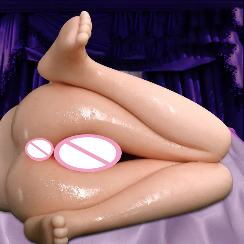 3D Реалистичная большая попа Мужская мастурбация секс кукла двухканальная