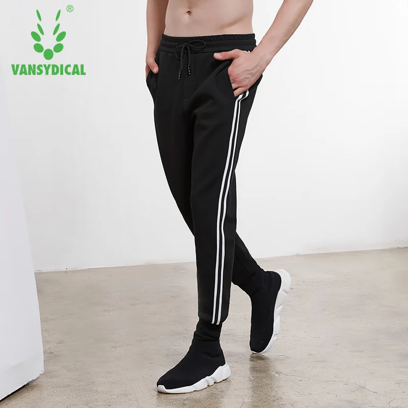 SPT Vansydical полосатые спортивные кроссовки Штаны Для мужчин стороны букв