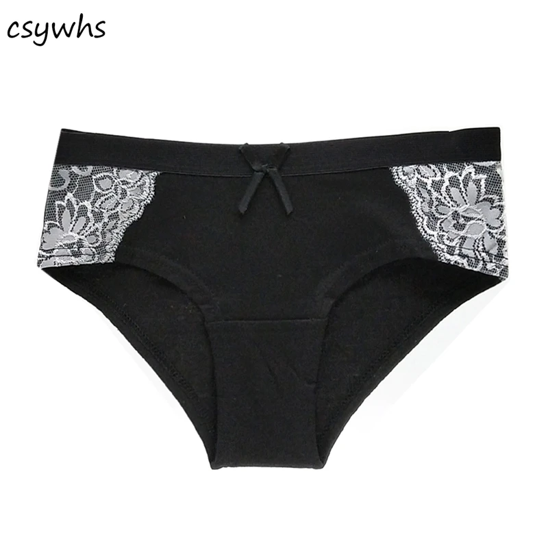 CSYWHS хлопковые кружевные трусики женские сексуальные нижнее белье для девочек M L