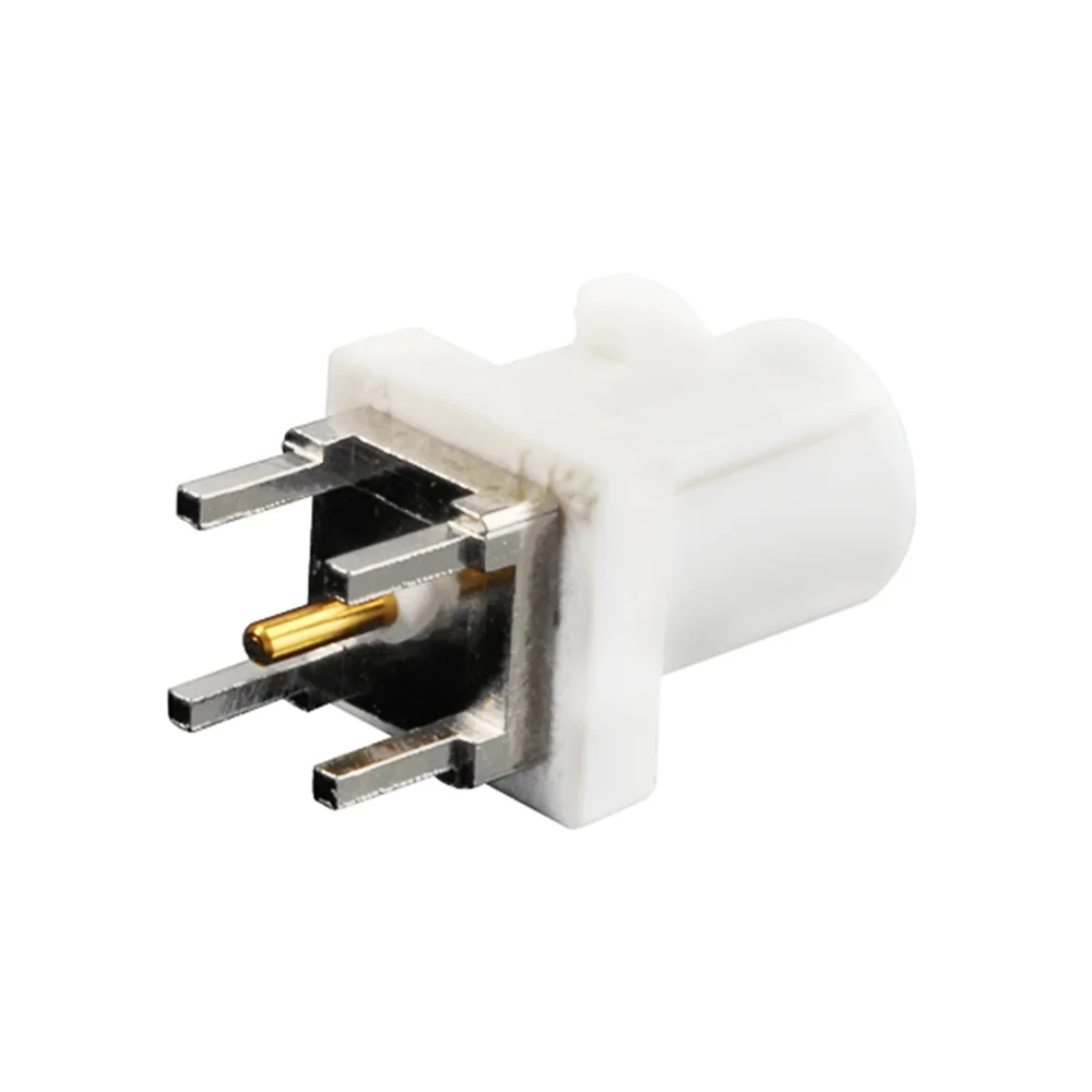 Eightwood Fakra B Plug Male PCB Mount RF Coaxial Connector Adapter White /9001 for Radio with Phantom Satellite | Автомобили и