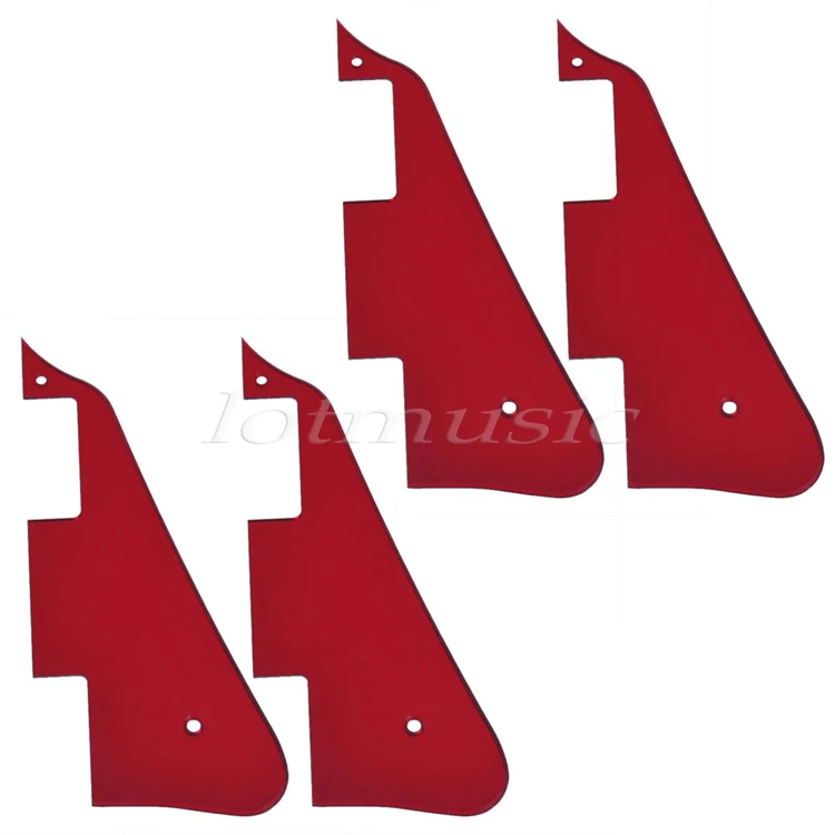 4 шт. красная зеркальная Накладка для защиты от царапин электрогитары запчасти