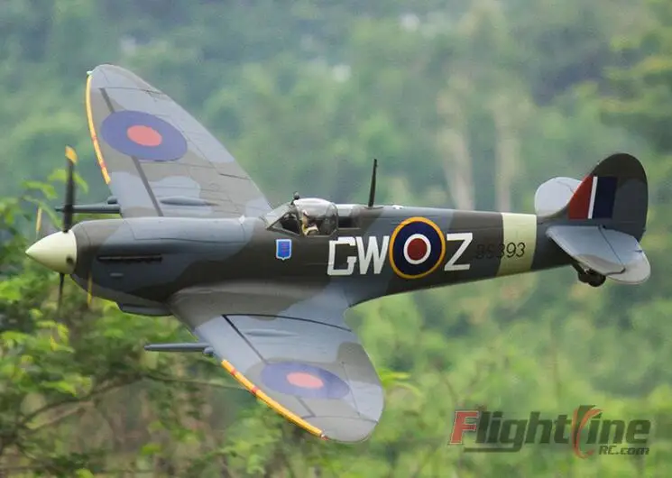 Flightline Freewing Spitfire 1600 мм размах крыльев 1,6 м rc Самолет Пропеллер модель самолета