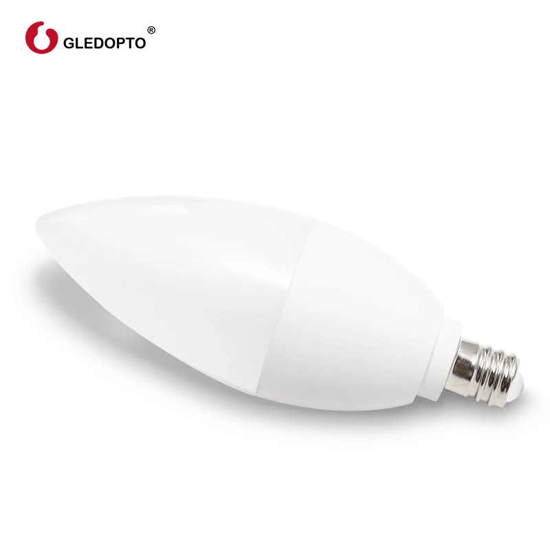 Zigbee rgb светодиодный светильник при свечах приложение умное управление работа с 3,0 шлюз smartthings 4 Вт rgbw теплый белый холодный белый Светодиодный e12 e14 tapy