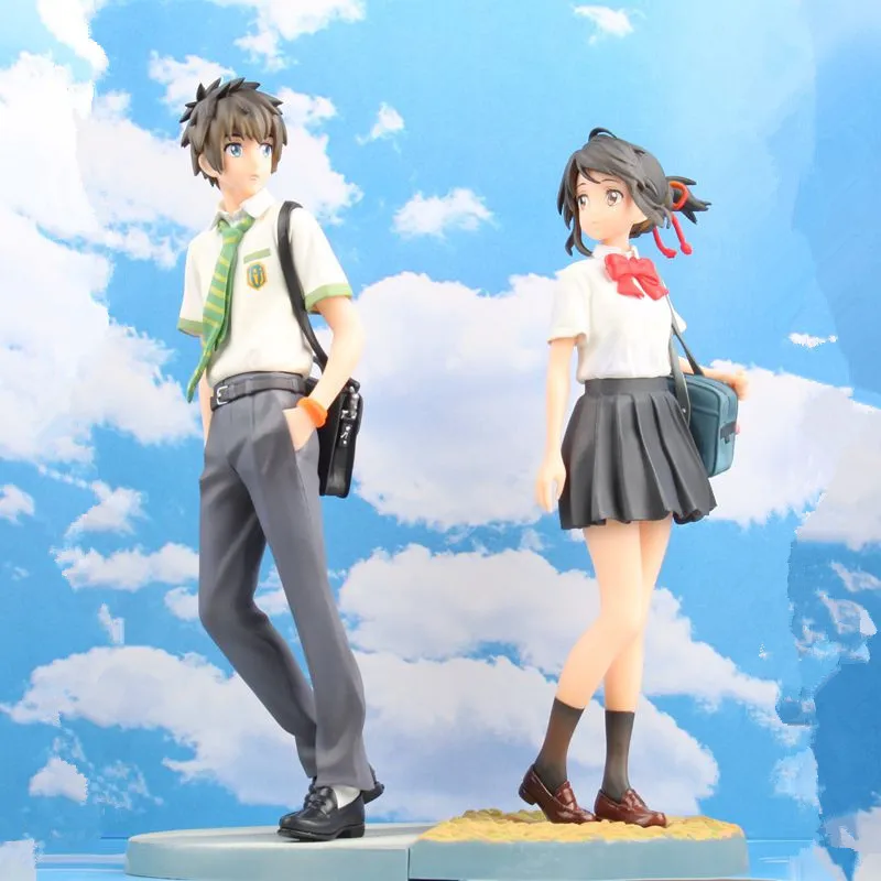 Экшн фигурки из японского аниме figur kimino na wa Miyamizu Mitsuha your name Tachibana Taki модель 22 23 см 2