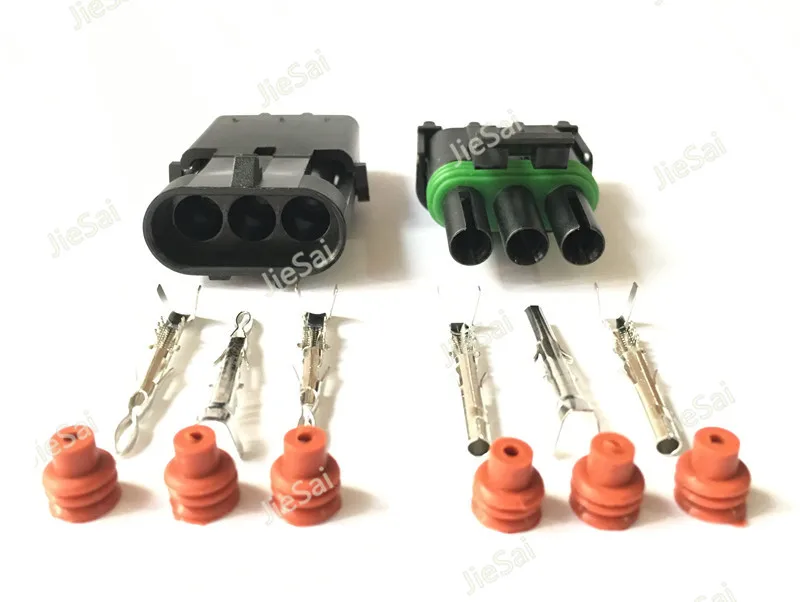 12020827 12020829 водонепроницаемый 3 контактный штырьковый разъем Delphi gm connectors l connectorgm 12 | Соединители -32804348436