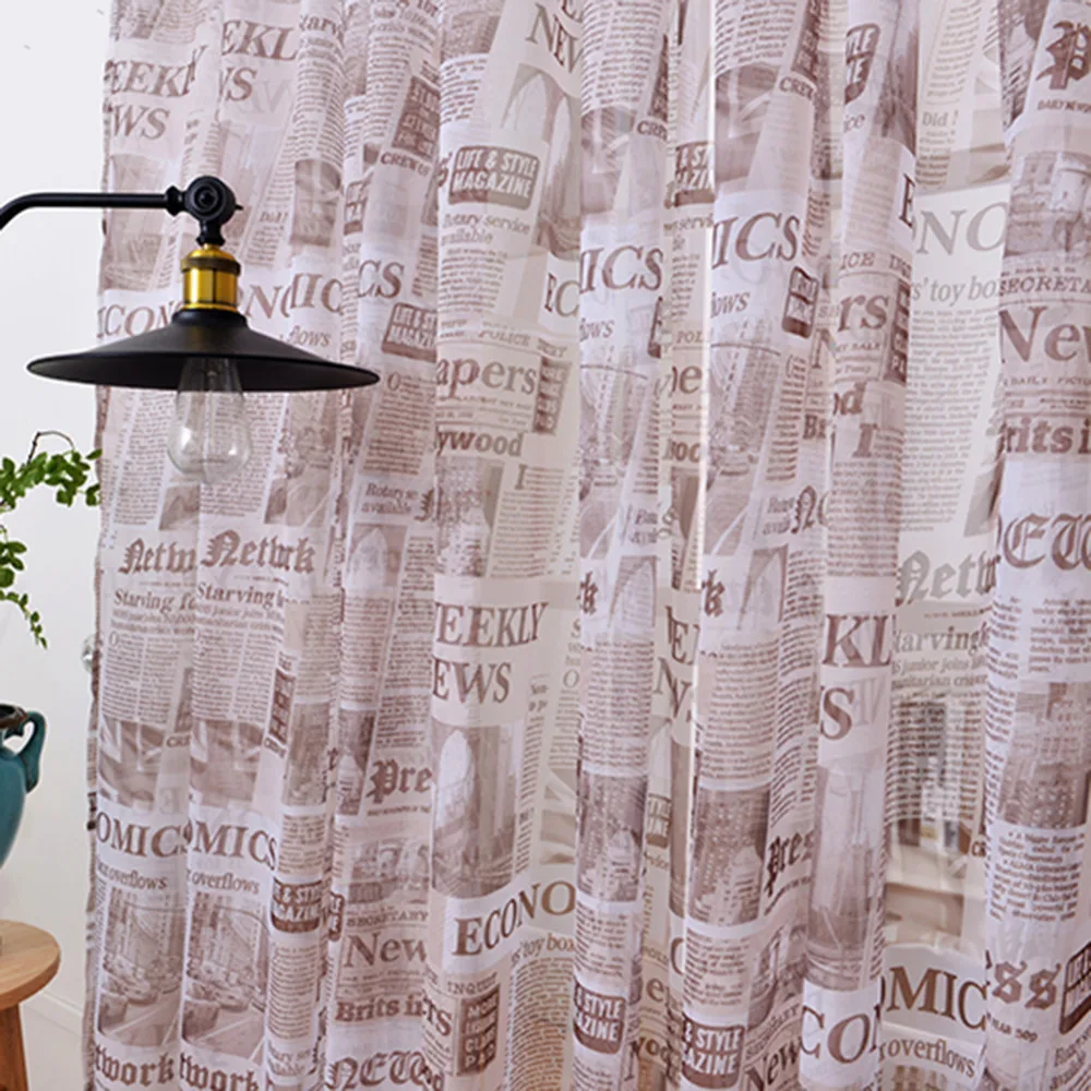 High Quality 1Pcs European Style 100*270 CM Window Curtains Sheer Voile Tulle for Bedroom Living Room Balcony Kitchen Curtain | Дом и сад