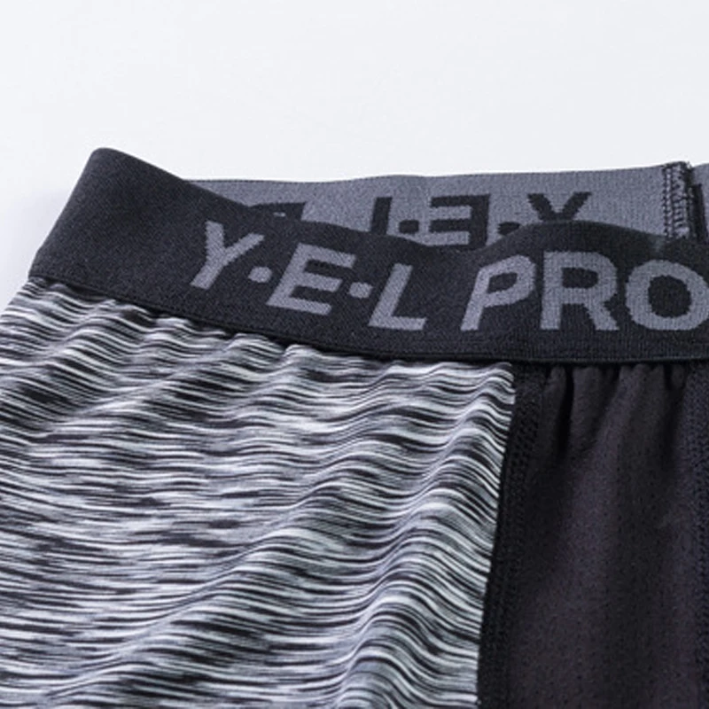 Компрессионные штаны для бега мужские тренировочные спортивные Леггинсы