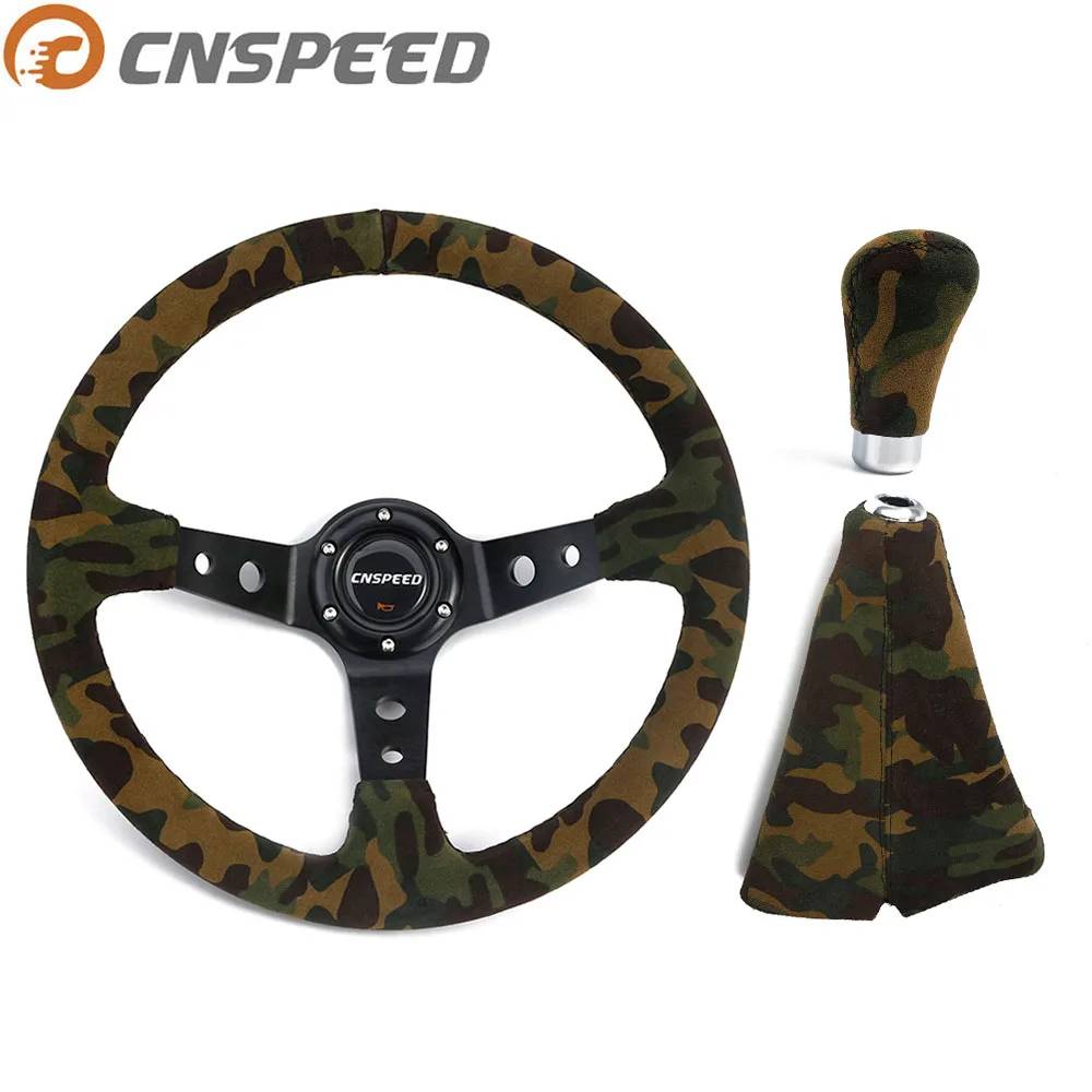 CNSPEED автомобильное Спортивное Рулевое Колесо ABS + ручка переключения