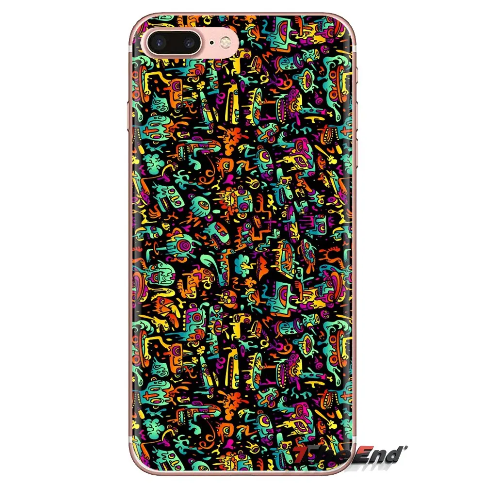 Силиконовый чехол для телефона Psychedelic HD обои природа искусство Samsung Galaxy A3 A5 A7 A9 A8