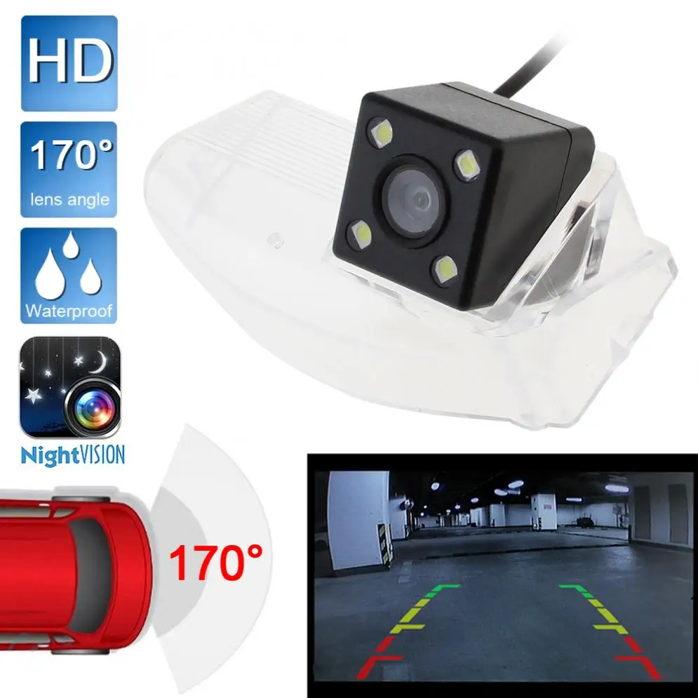 Auto Car Rear View Camera Reverse Backup Parking Camera CCD HD 480TVL 170 Degree Wide Angle for Mazda 08/09/10/11 Mazda 2 3
Auto Car Rear View Camera Reverse Backup Parking Camera CCD HD 480TVL 170 Degree Wide Angle for Mazda 08/09/10/11 Mazda 2 3