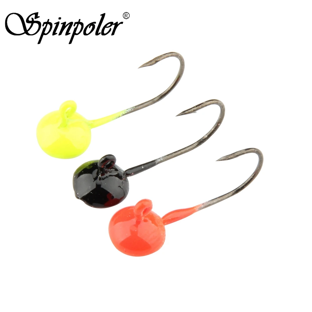 Spinpoler 12 шт./лот для зимней рыбалки приманки мини металлическая приманка со