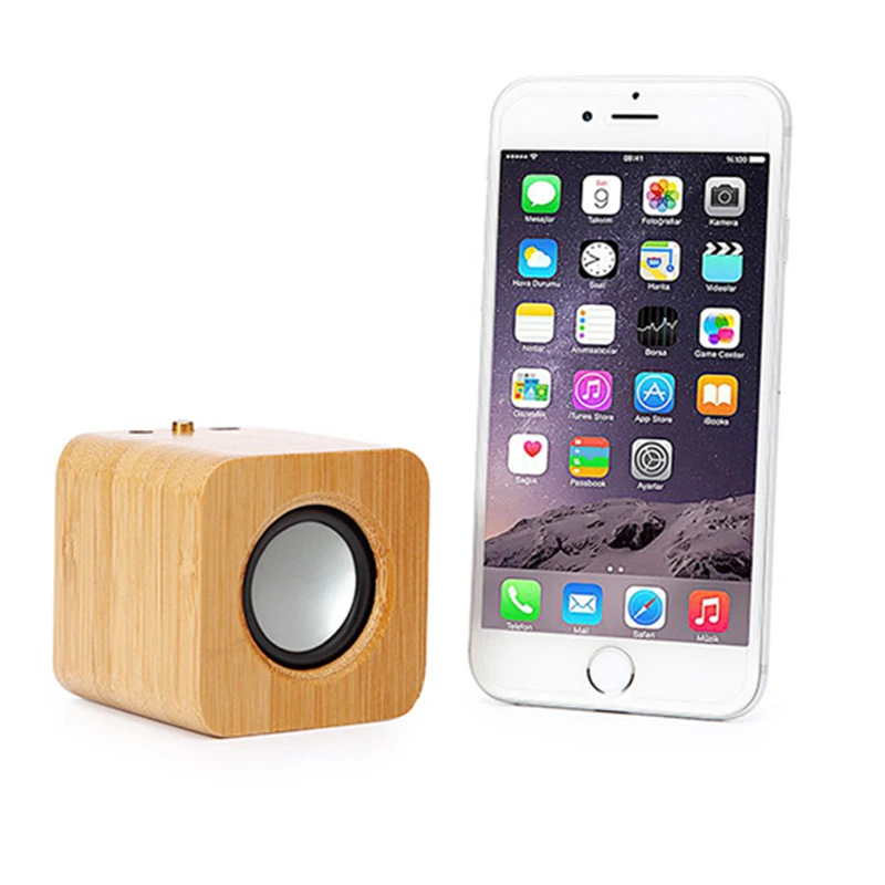 Портативная беспроводная Bluetooth-Колонка Haptime Mini громкоговоритель с корпусом из