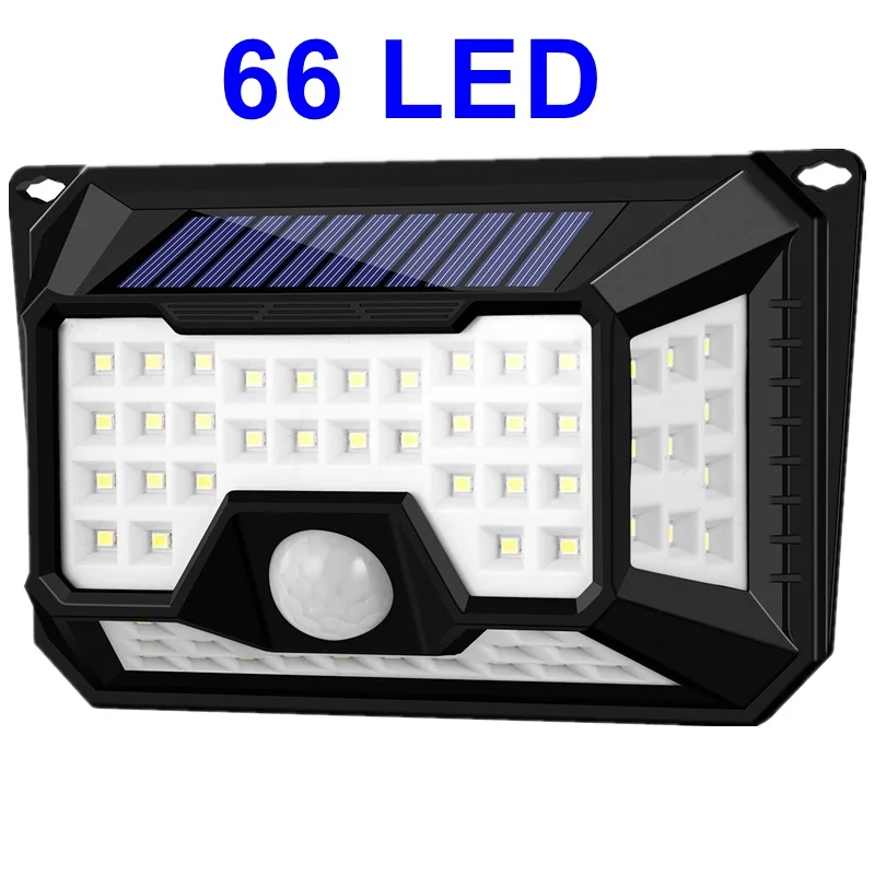 solar light 180/136 светодиодный Садовый Солнечный светодиодный светильник s 1500LM уличный солнечный светильник датчик движения 320 градусов Водонепроницаемый IP65 солнечный светильник безопасности - Испускаемый цвет: solar light
