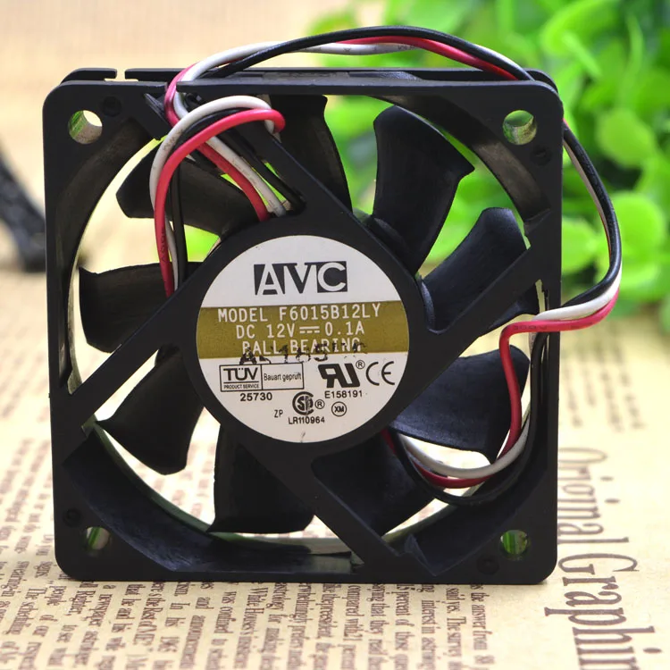 Новый оригинальный F6015B12LY 6015 DC12V 0.1A 6 см вентилятор охлаждения процессора|cpu cooling