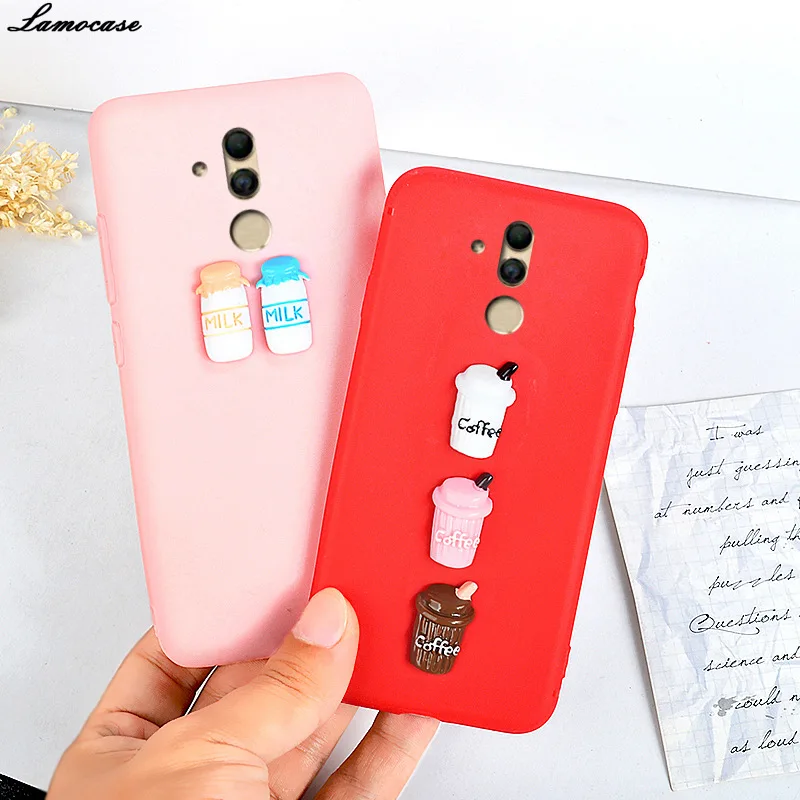 Lamocase 3D милые Кофе конфеты чехол для huawei Коврики 20 Lite 20X10 Pro 8 9 P20 P10 P9 плюс Nova 2 S