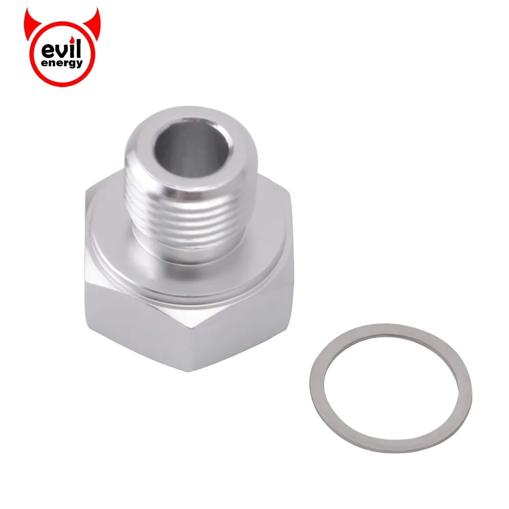 

evil energy LS Oil Pressure Sensor Adapter M16X1/8 NPT Turbo Feed Port Gauge Adapter
