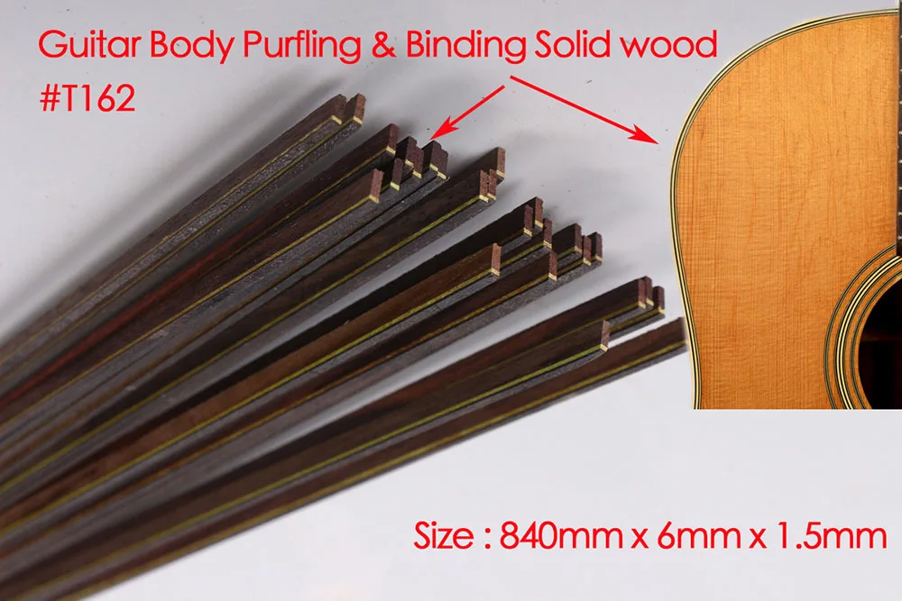840x6x1.5mm Yinfente 25 шт. гитарные прогоны для связывания гитарных корпусов инкрустация деревянными Marquetry инкрустация гитарных деталей - Цвет: 840x6x1.5mm