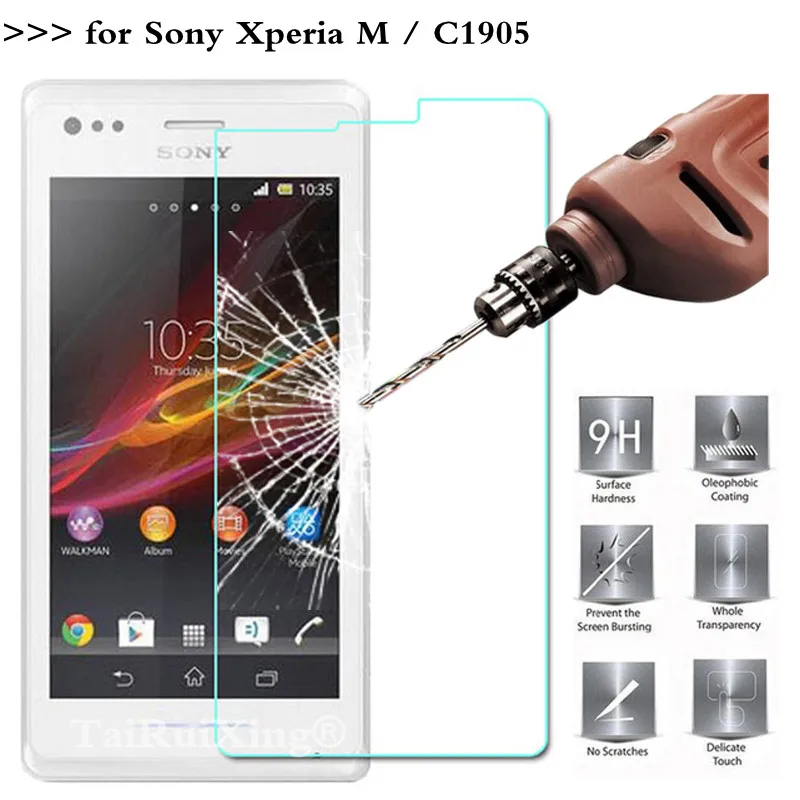 2.5D 0 26 мм 9H закаленное стекло для защиты экрана Sony Xperia M Dual C1904 C1905 C2005 4 дюйма
