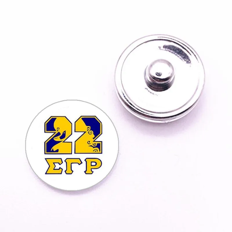 12 мм/18 мм стекло Sigma Gamma Rho Sorority защелкивающиеся кнопки-подвески защелка «сделай сам» кнопочный браслет& ожерелье& серьги ювелирные изделия 20 шт