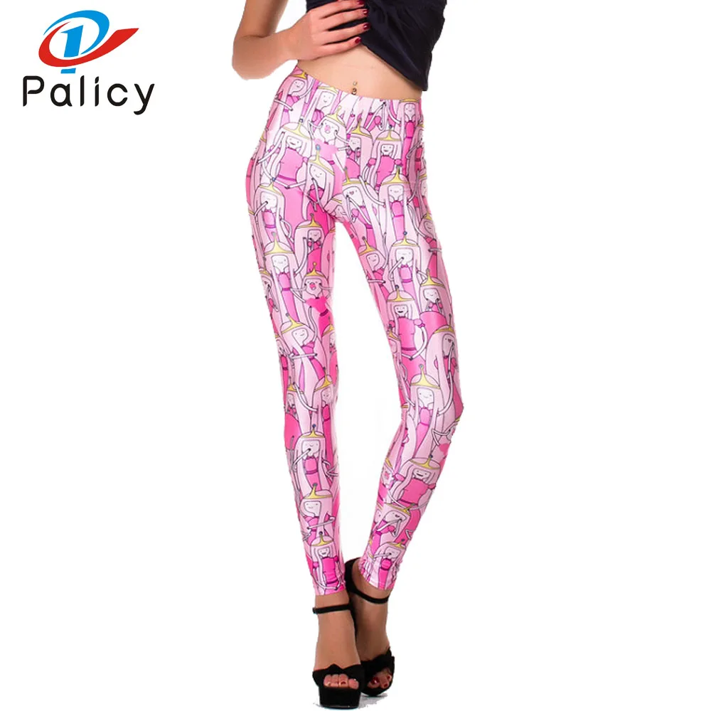 Palicy Fashion Summer Autumn Legging 3D Printed Women leggings Sexy Ladies Pink Strench Fitness Pants Queen Cartoon Spandex