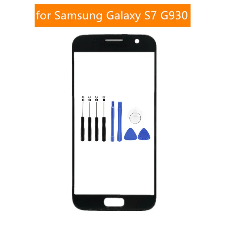 Для Samsung Galaxy S7 G930F сенсорный экран передняя стеклянная панель Крышка внешнее