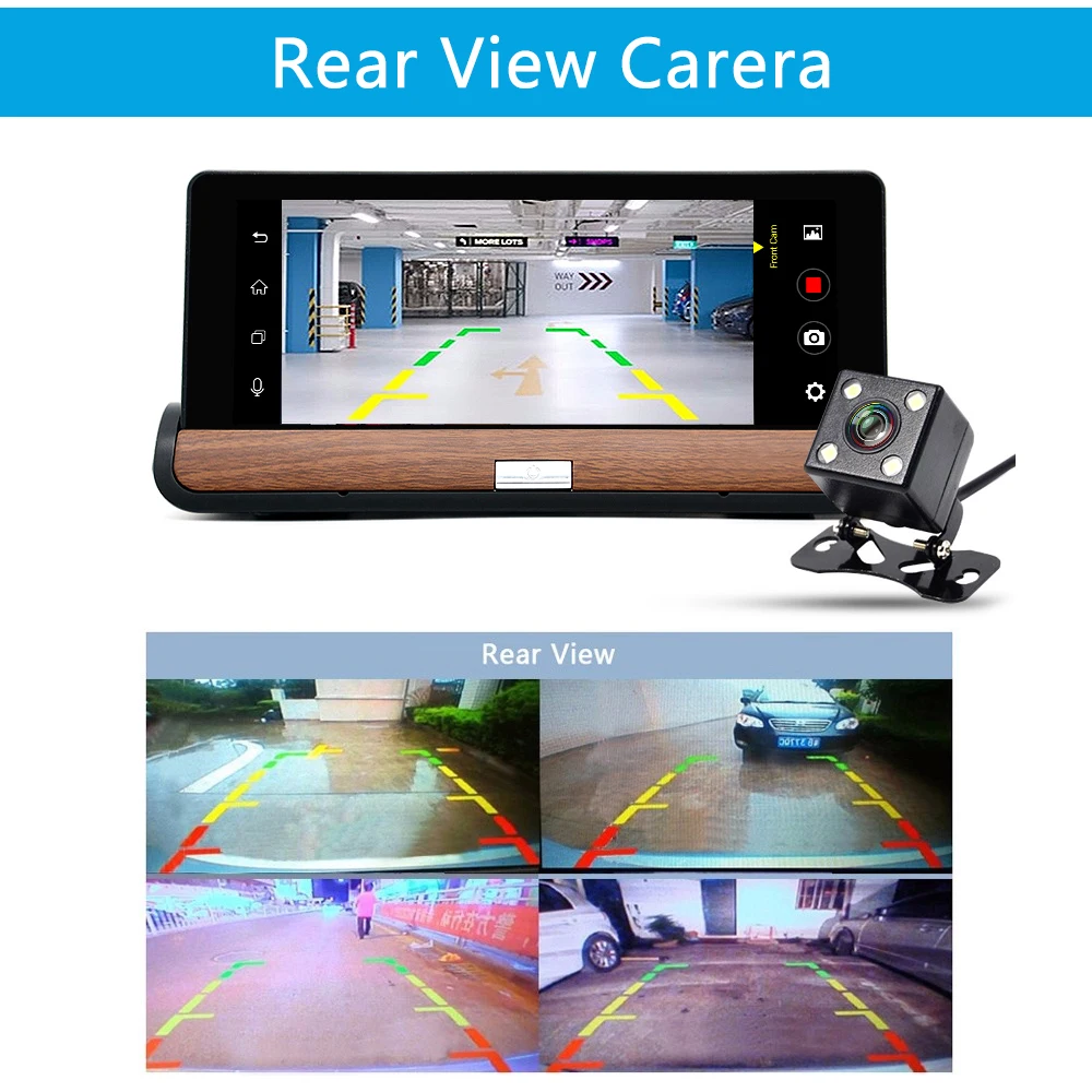 Junsun 3G 7 дюймовая автомобильная GPS навигация Bluetooth Android 5.0 Навигаторы Автомобиль с DVR