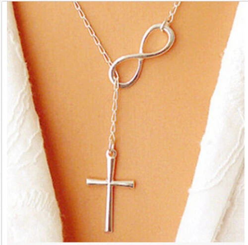 Dazzling Gold Plated/Silver Plated Chain Necklace Cross Leaf Bird Pendant 2015 the most popular jewelry Women | Украшения и