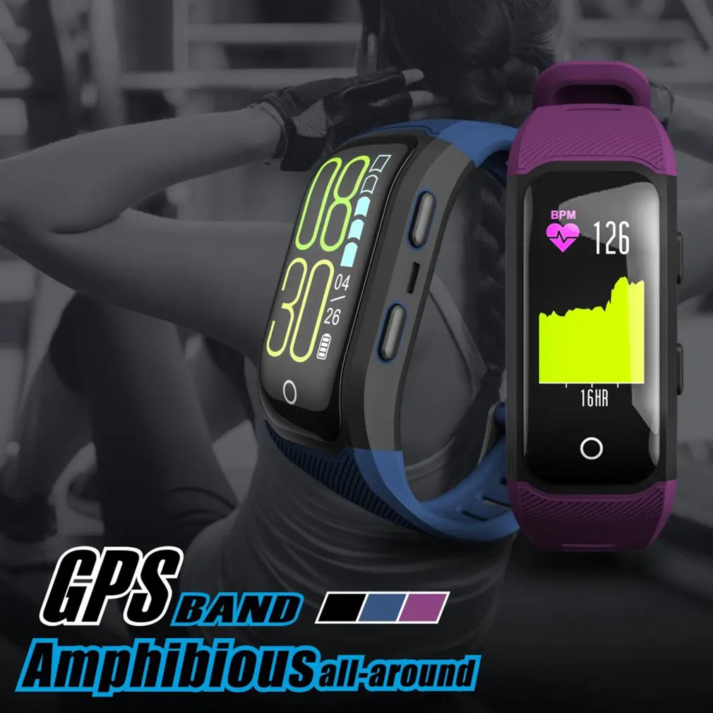 GPS Смарт часы для бега спорта на открытом воздухе многофункциональный