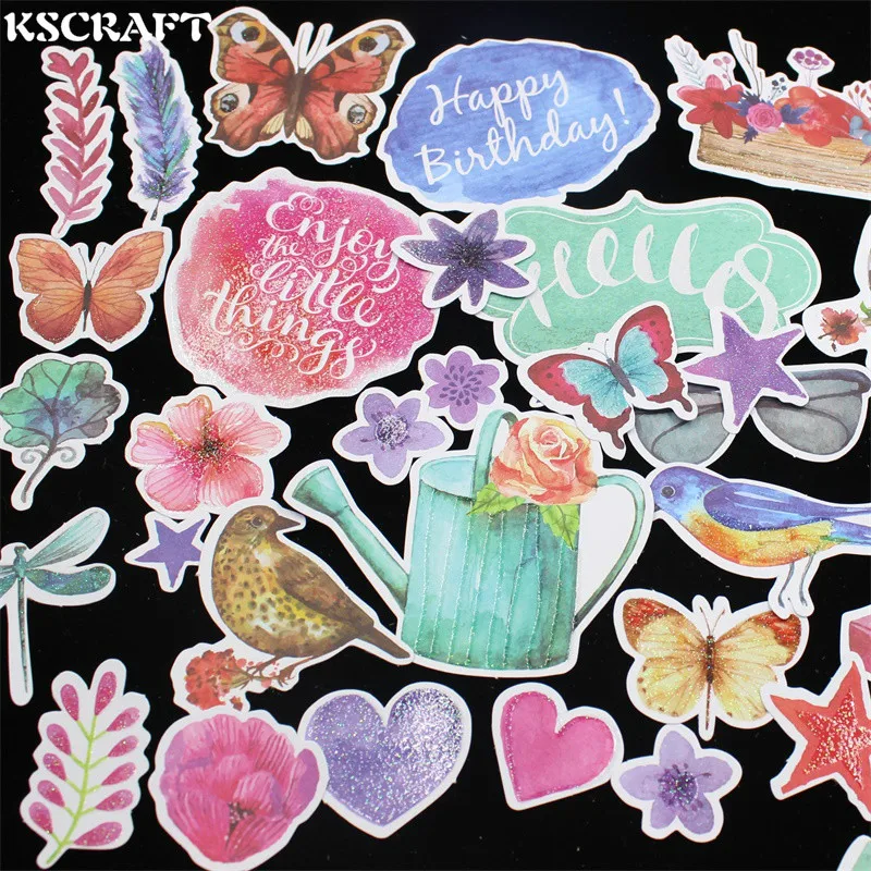 KSCRAFT 106 шт Наслаждайтесь днем красочными кардштоками для скрапбукинга