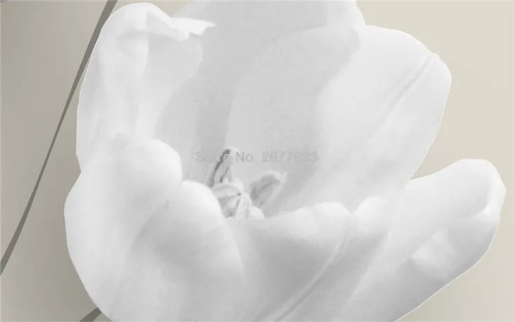 3D обои современные тюльпаны бабочки цветы фото настенные фрески Гостиная ТВ диван фон настенная ткань экологически чистые обои