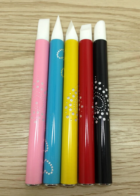 

Nail Art Pen 5 pcs/set Brushes Soft Silicone Carving Craft Supplies Pottery Sculpture UV Gel Building Clay Pencil DIY Tools
