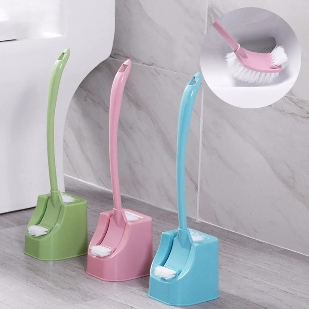 ZTCurved handle bathroom toilet cleaning brush set Toilet shank the JJ-SYQJS25- | Дом и сад