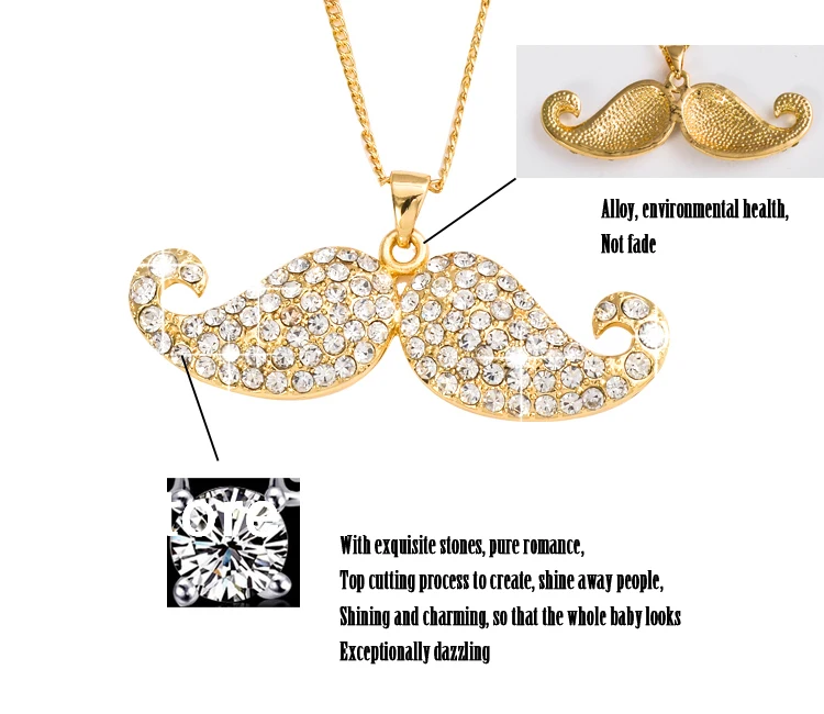 Бесплатная доставка модные подвески для ожерелий с бородой T1317