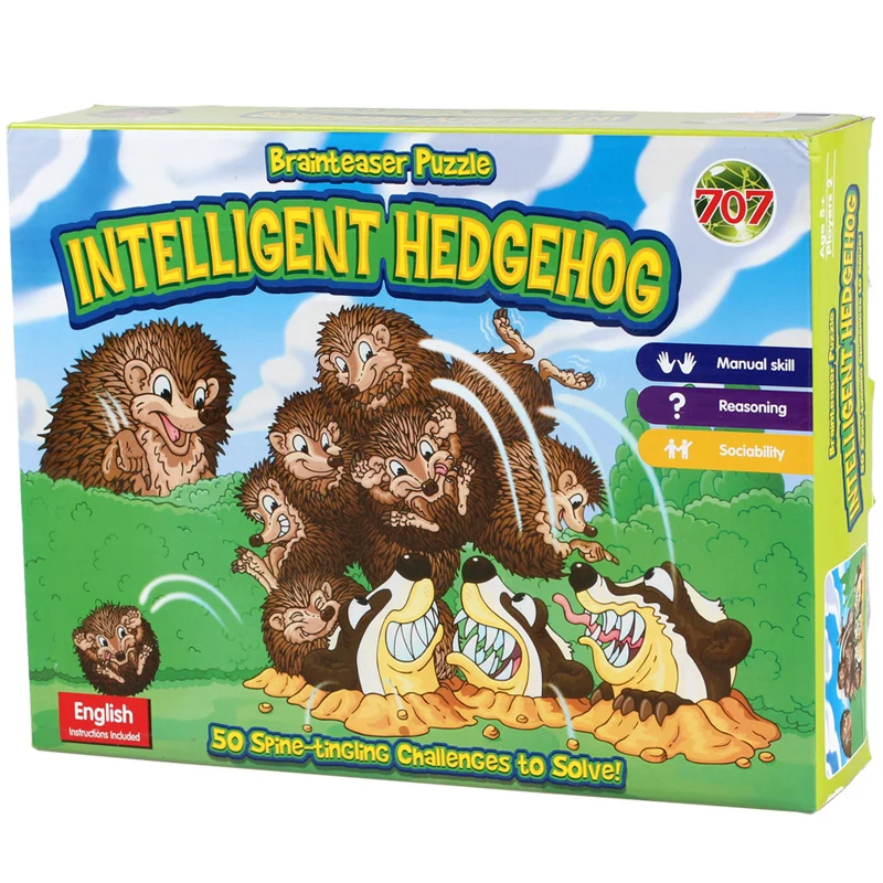 Интеллектуальная настольная игра Ежик головоломка для развития мозга семейные