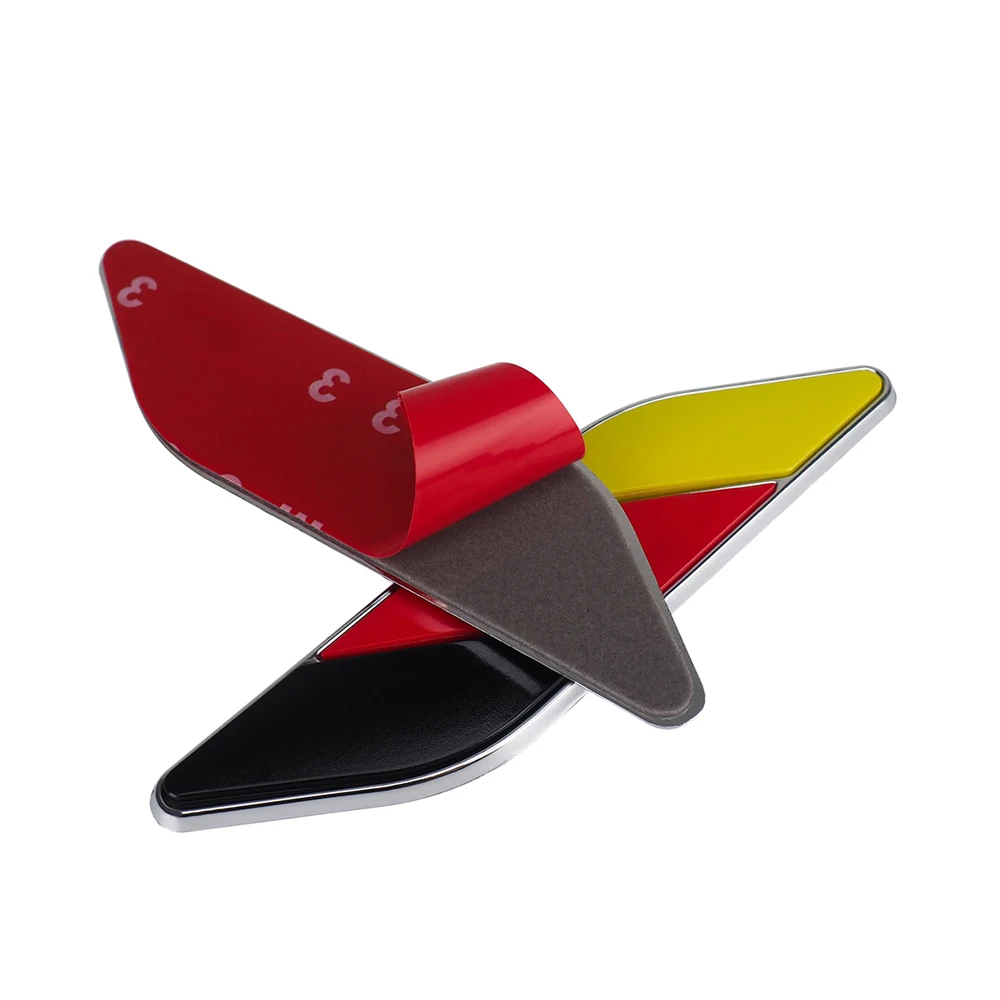 Знак Эмблемы флаг Стикеры s сбоку Талия тела декор клей стайлинга автомобилей