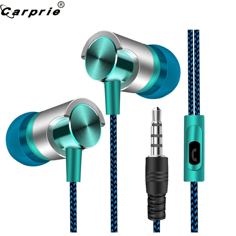 CARPRIE Earphones Universal 3.5mm In-Ear Stereo Earbuds Earphone With Mic For Samsung for xiaomi iphone Cell Phone 90508 | Электроника