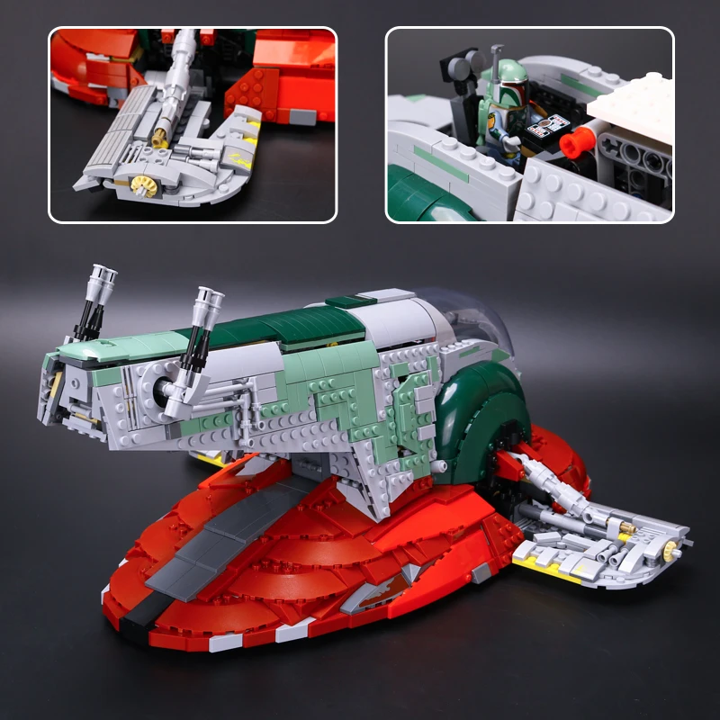 05037 StarWars Slave UCS I NO.1 Model Building Set Block Bricks Children Toys compatible with Lego 75060 DIY Gifts | Игрушки и хобби