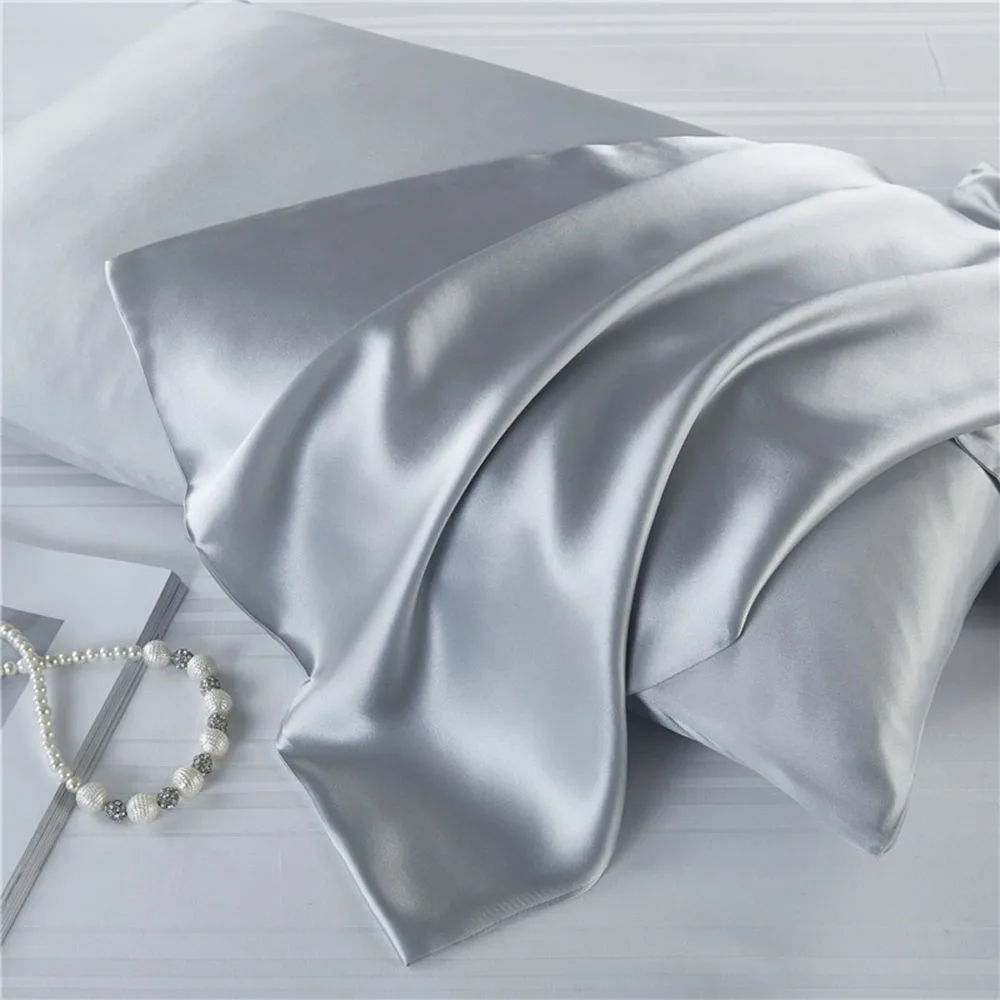 Funda De Almohada Seda 100% природа шелк тутового шелкопряда Подушка на молнии чехол для