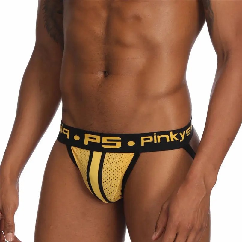 

Mens Sexy Letter Print Short Breathable Net Underpants Pants T-back Underwear #4M05