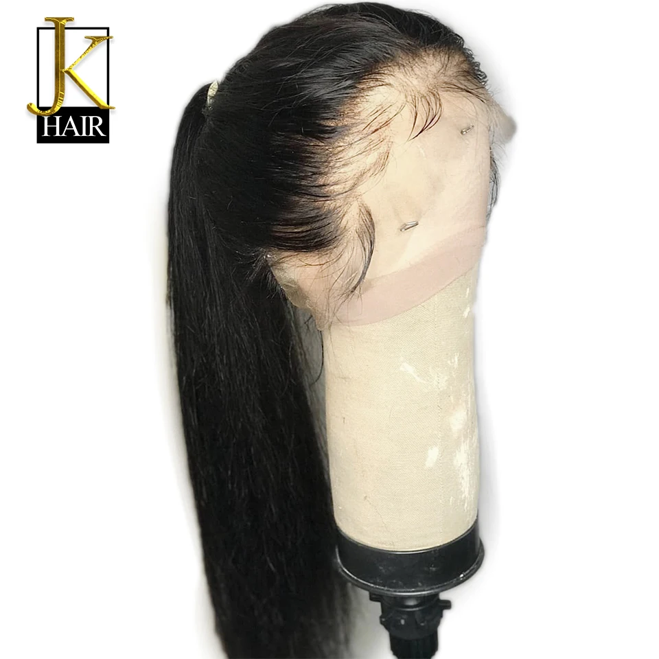 Glueless прямые волосы парик Remy бразильский синтетические на кружеве человеческие