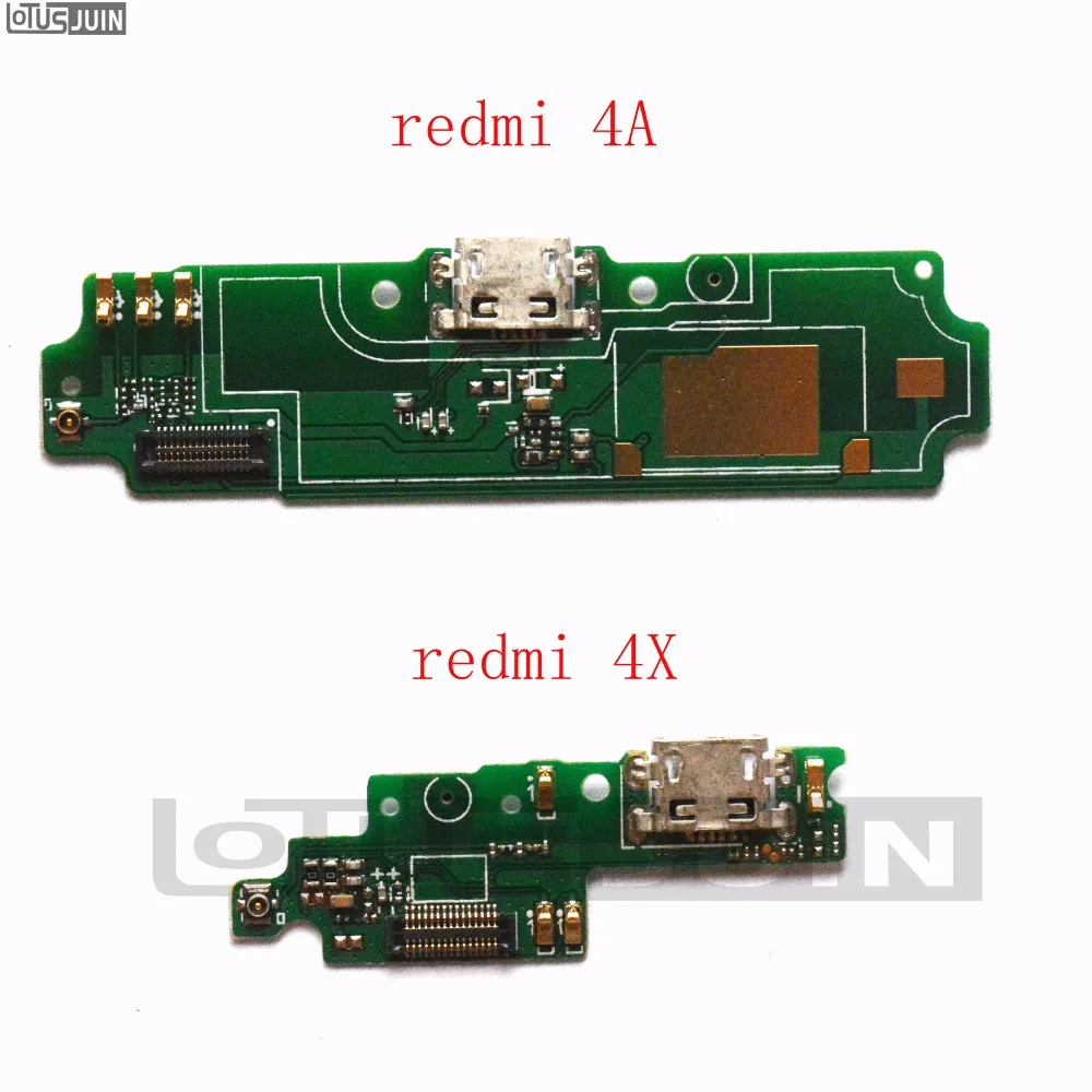 

10 шт. Micro USB зарядное устройство Порт док-разъем гибкий кабель с микрофонной платой для Xiaomi Redmi 4A 4X